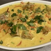 lamb kurma table